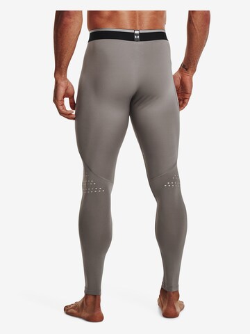 UNDER ARMOUR Skinny Sportunterhose in Grau