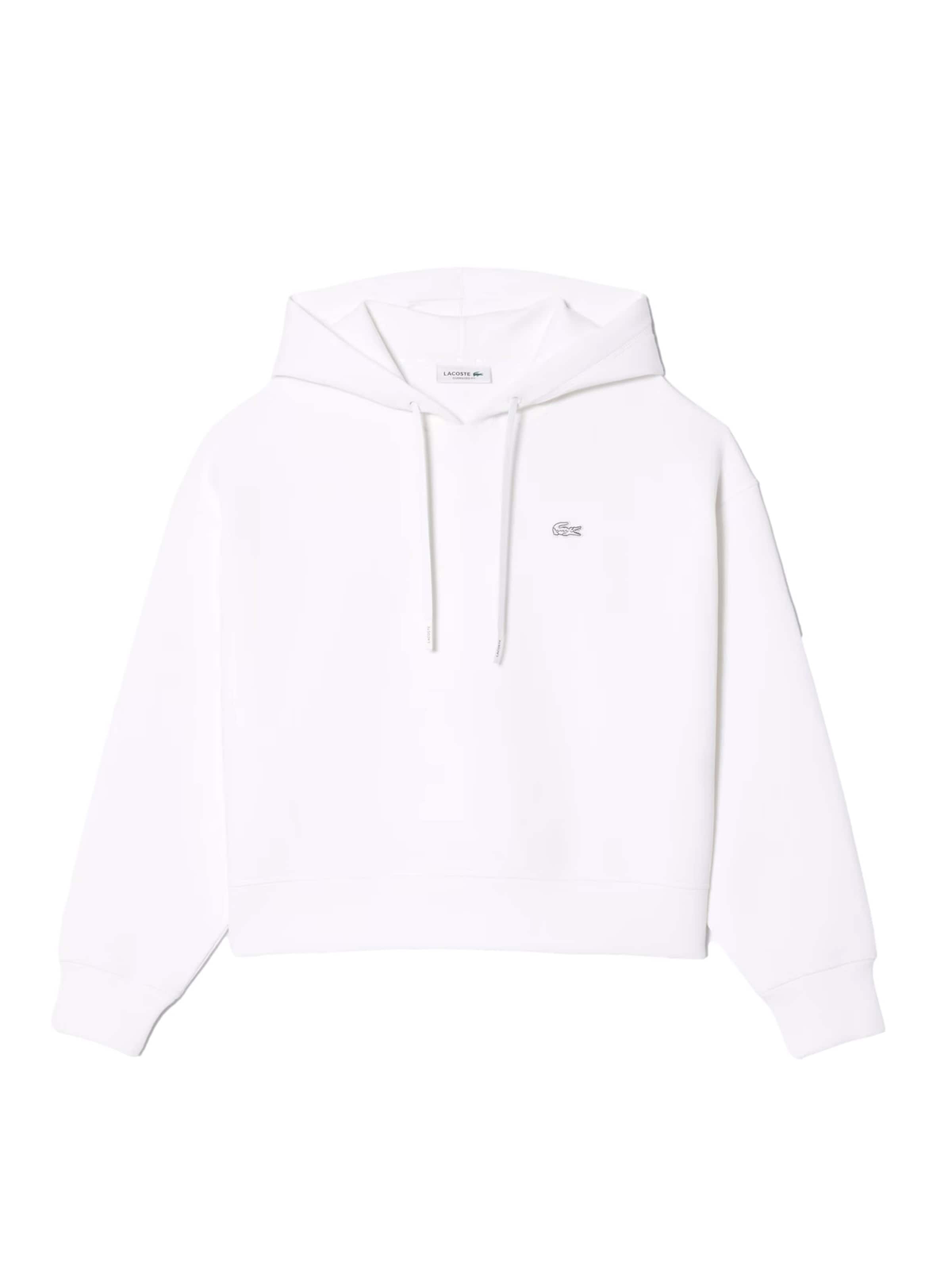 Sweat-shirt LACOSTE en blanc : devant