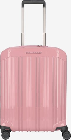 Piquadro Trolley in Roze: voorkant