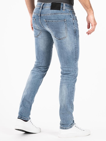 Peak Time Slimfit Jeans 'Mailand' i blå