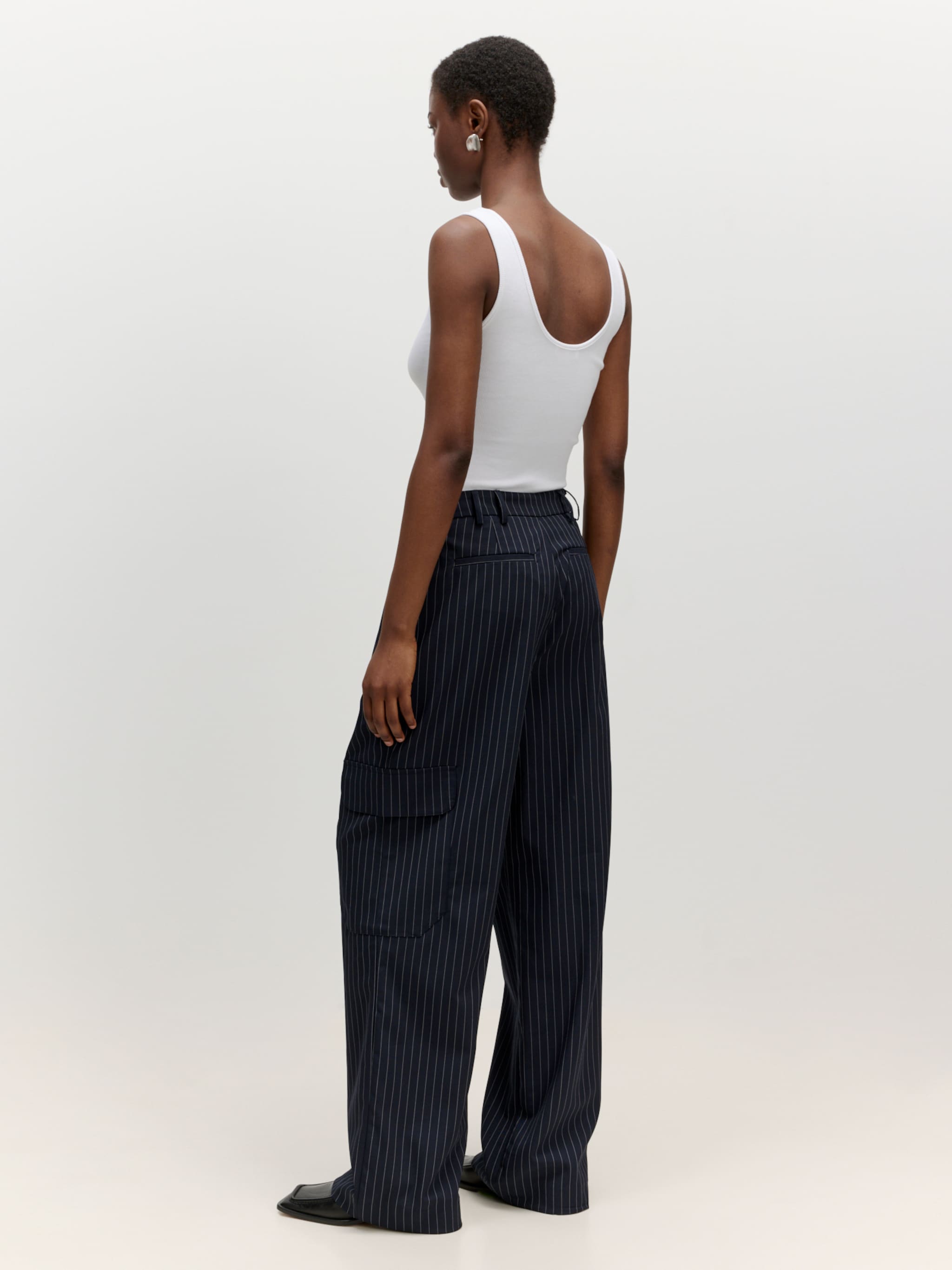 EDITED Producten Broek 'Eleanor' Navy