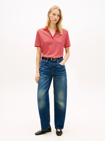 raudona TOMMY HILFIGER Marškinėliai