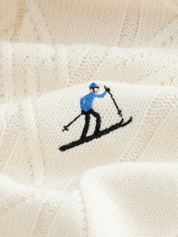 smėlio Next Megztinis 'Christmas Ski'