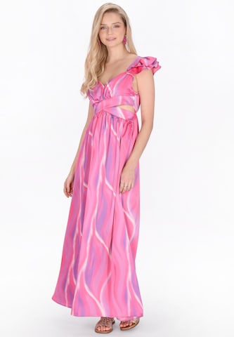 Robe d’été 'Festival' IZIA en rose