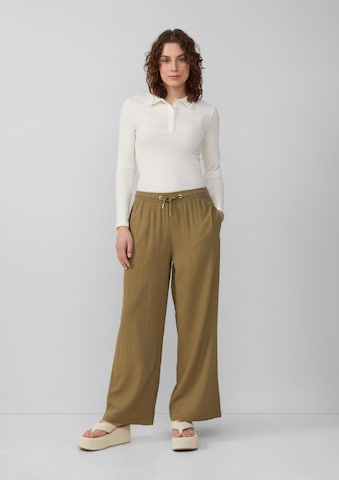 QS Wide leg Trousers in Green