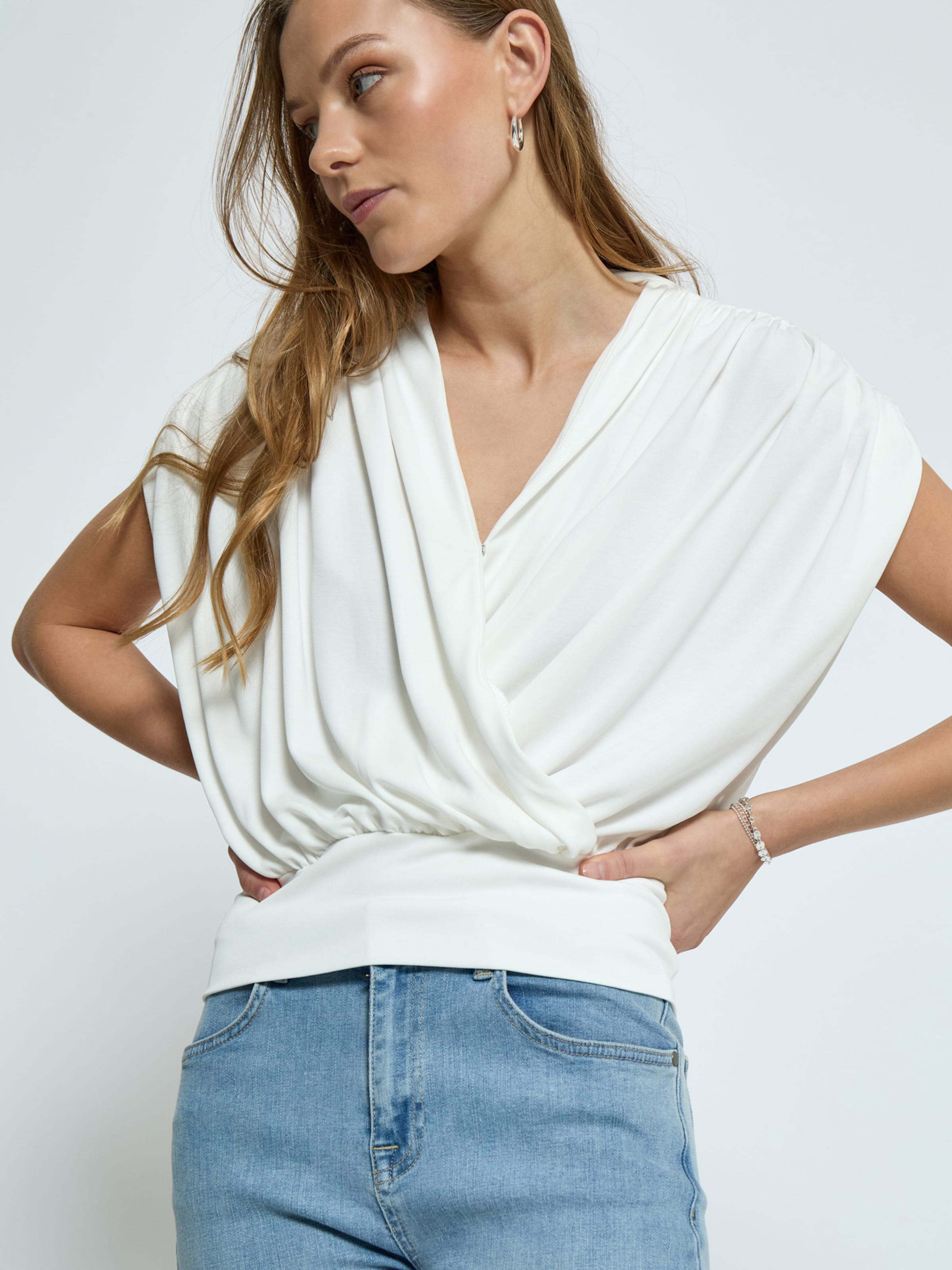 Camicia da donna 'Elvie' di minus in bianco