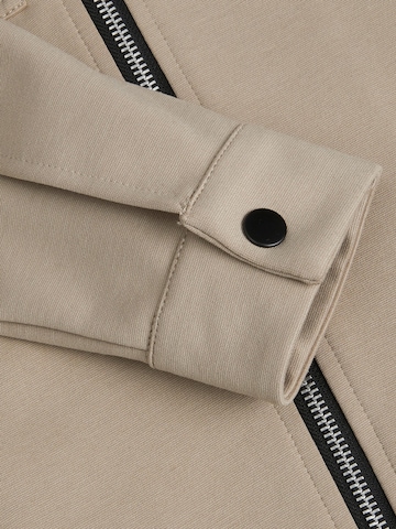 Jack & Jones Junior Zip-Up Hoodie 'PHIL' in Beige