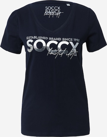 Soccx Shirt 'MARY' in Blauw: voorkant