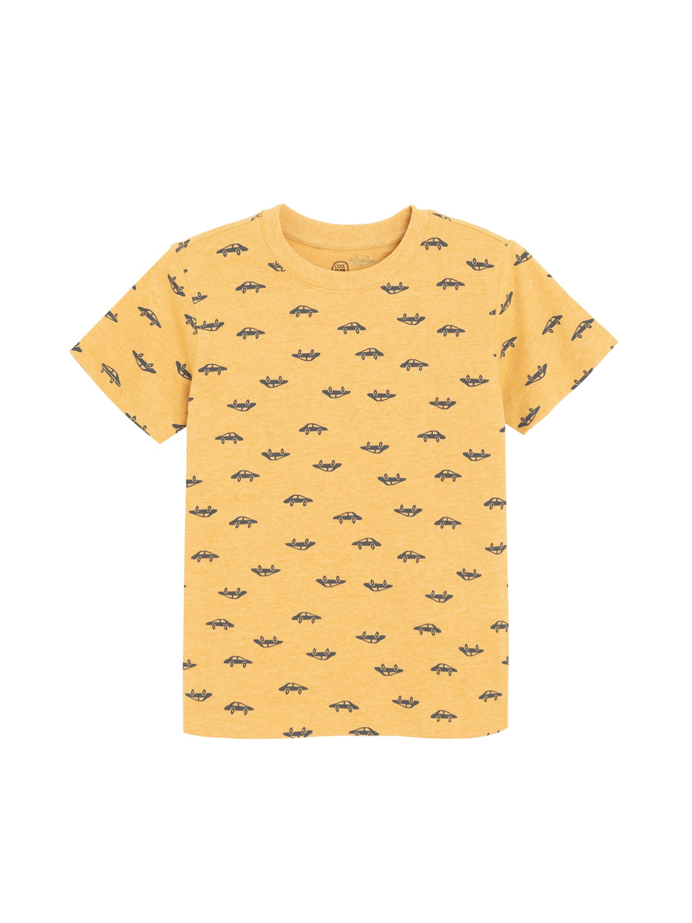 geltona Cool Club Marškinėliai: priekis