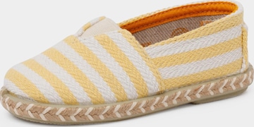 Baskets Pisamonas en jaune : devant