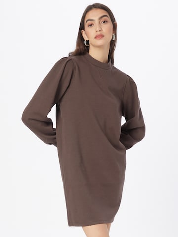 ICHI Dress 'Yuna' in Brown: front