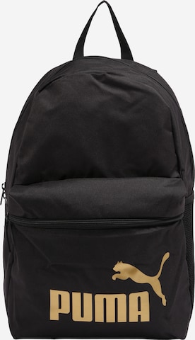 Rucsac sport 'Phase' de la PUMA pe negru: față