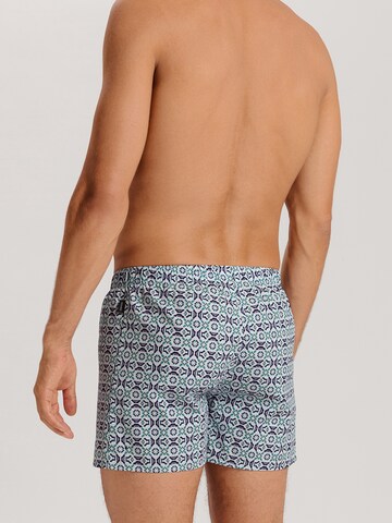 Hanro Boxer shorts ' Fancy Woven ' in Blue