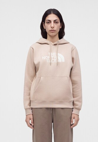 Sweat-shirt 'ESSENTIAL' THE NORTH FACE en beige : devant