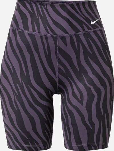 NIKE Sportshorts 'One' in dunkellila / schwarz, Produktansicht