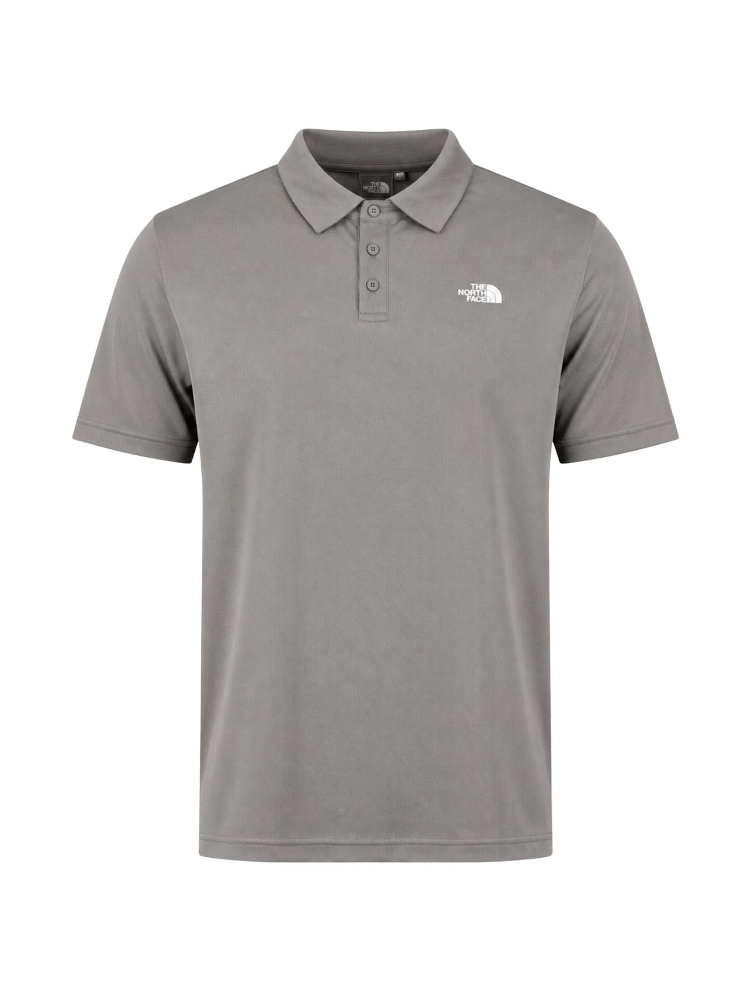 THE NORTH FACE T-shirt 'M TANKEN POLO' i grå: framsida