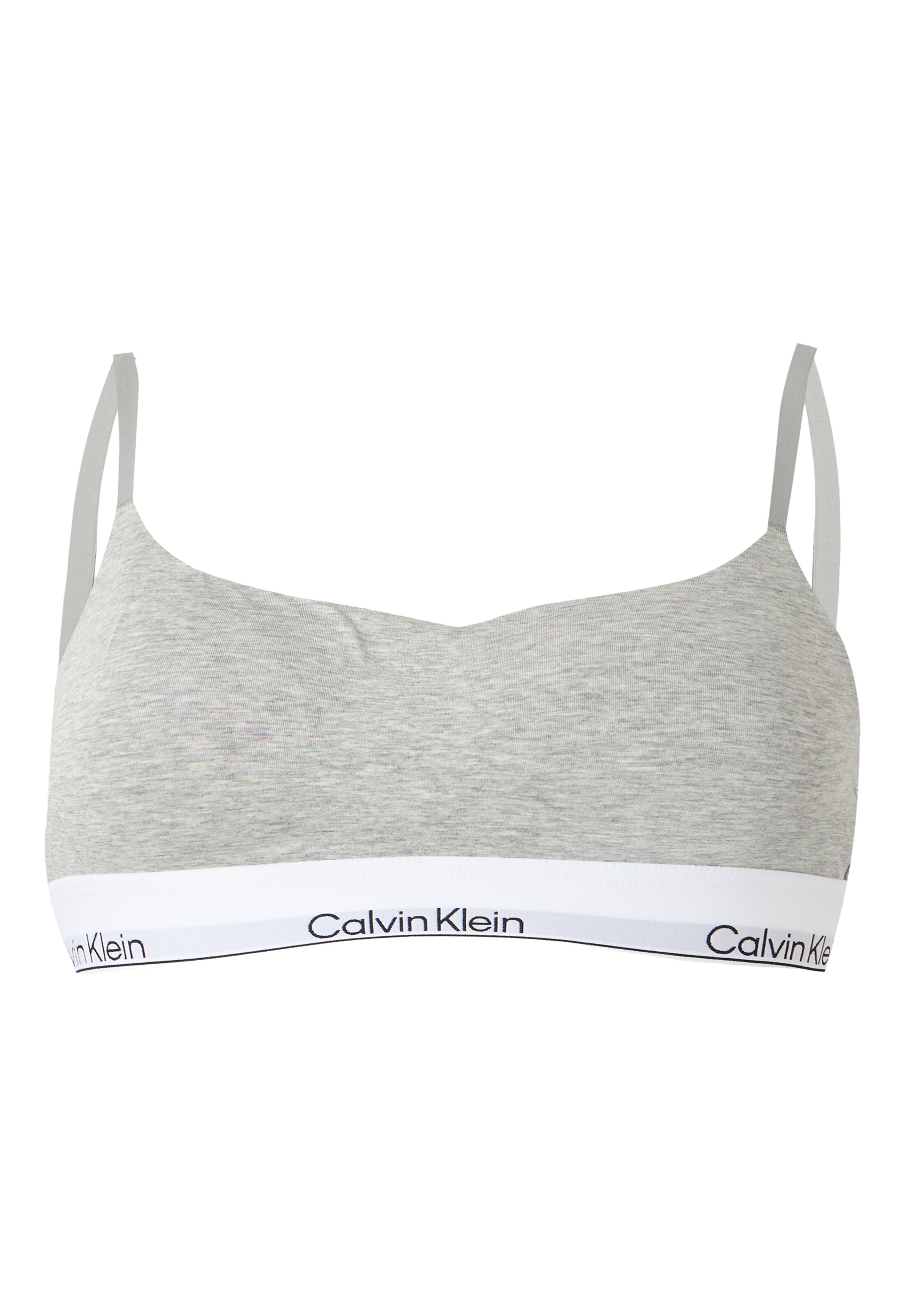 Bustier Soutien-gorge Calvin Klein Underwear en gris : devant