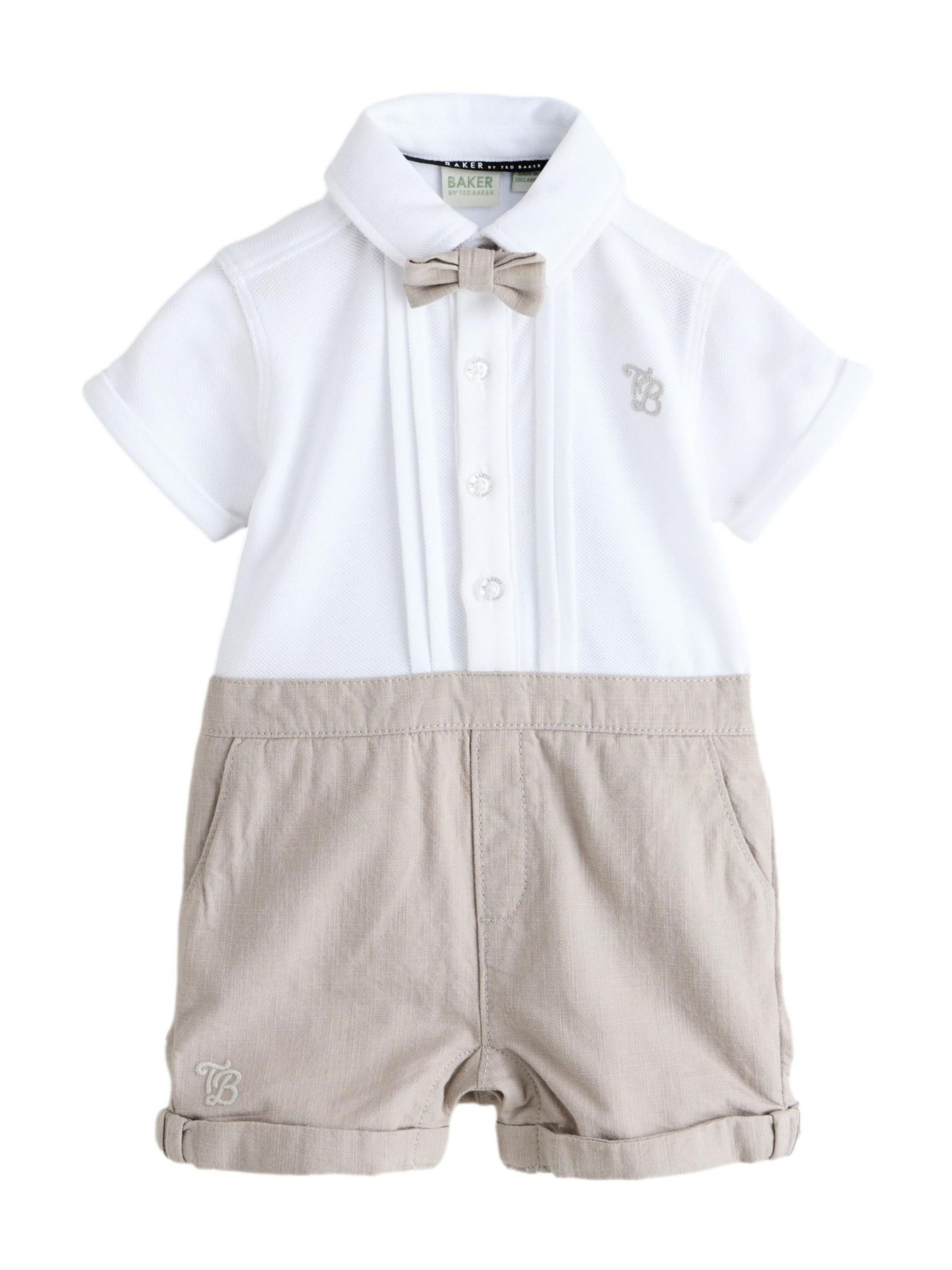 Baker by Ted Baker Ползунки/боди в Серый: спереди