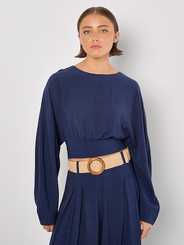 Chemisier Apricot en bleu