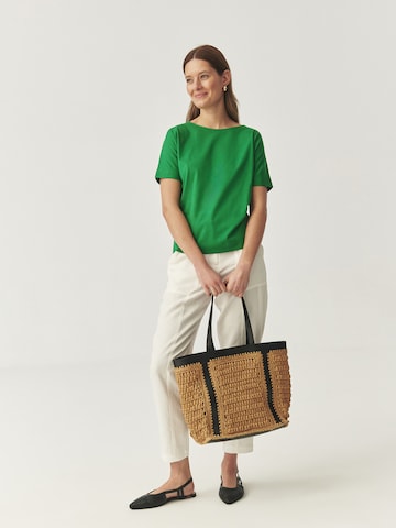 TATUUM Strandtaske i beige: forside