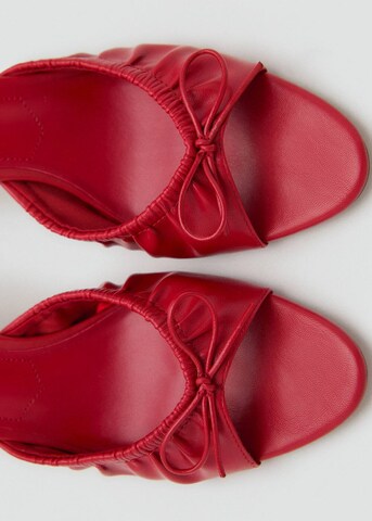 MANGO Mules 'Flor' in Red