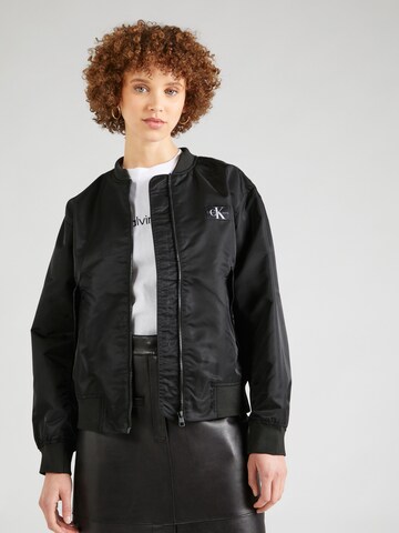 Calvin Klein Jeans Jacke in Schwarz: predná strana