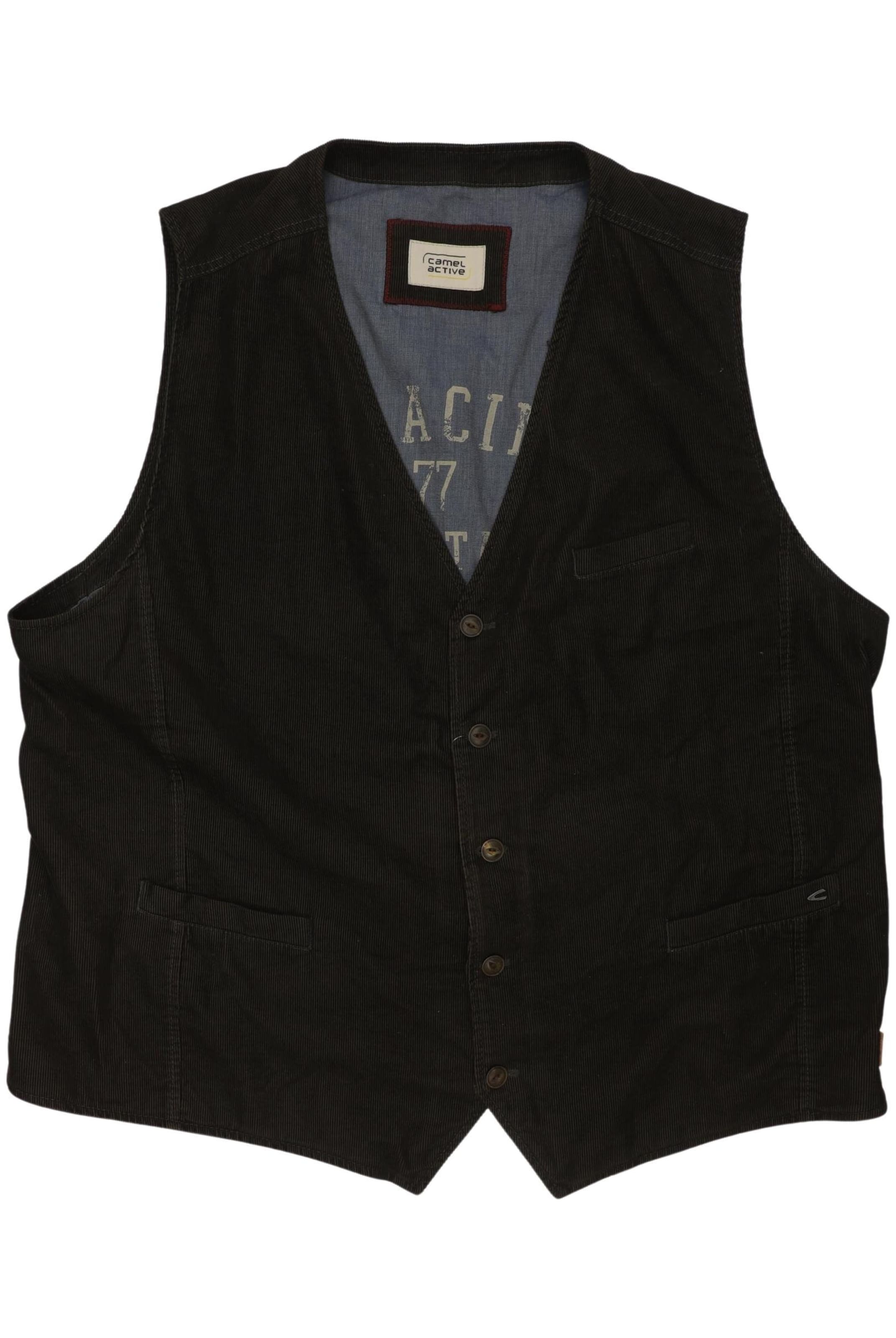 CAMEL ACTIVE Vest in 4XL in Black: front