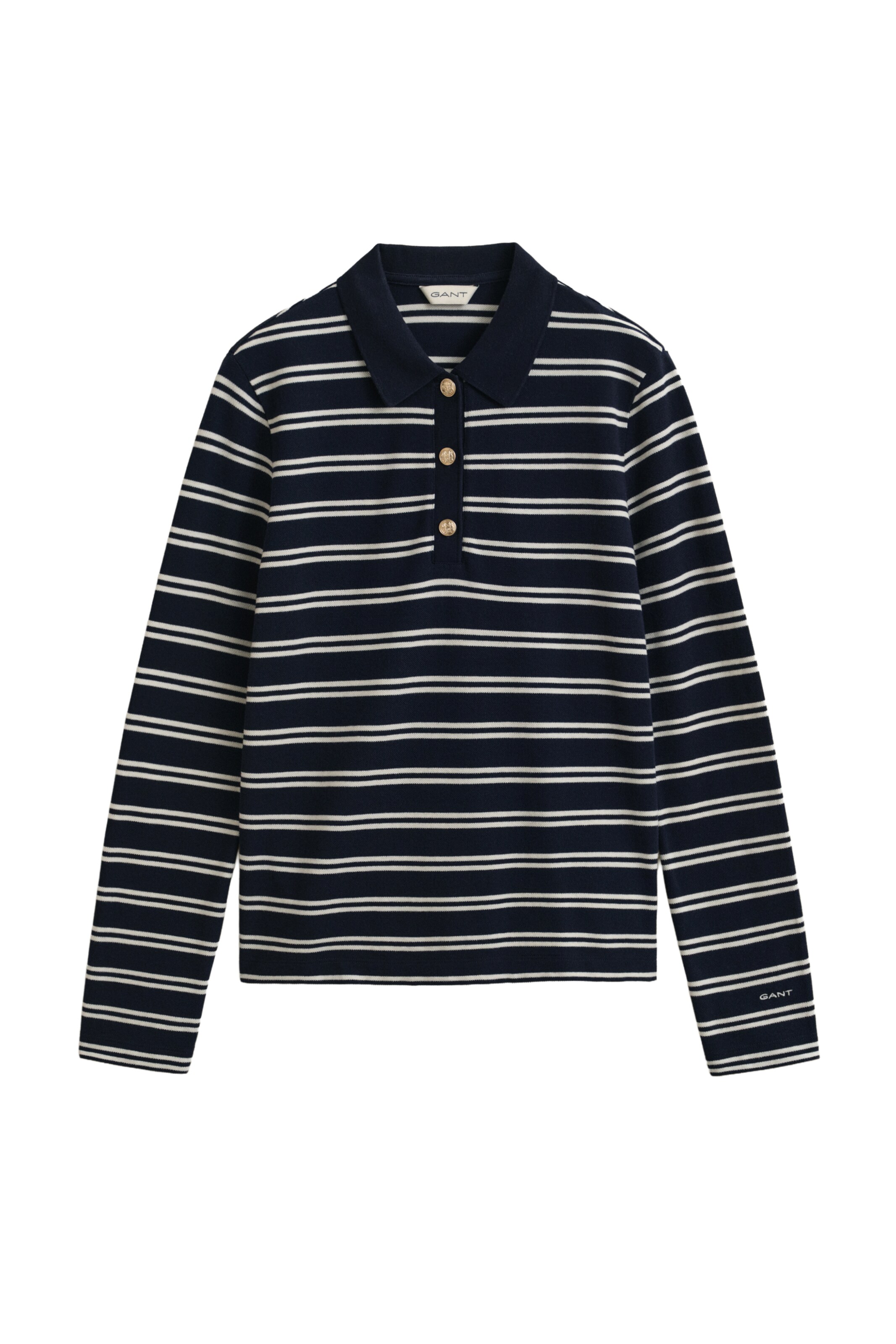 GANT T-Krekls pieejams XS, krāsa - tumši zils / balts, Preces skats