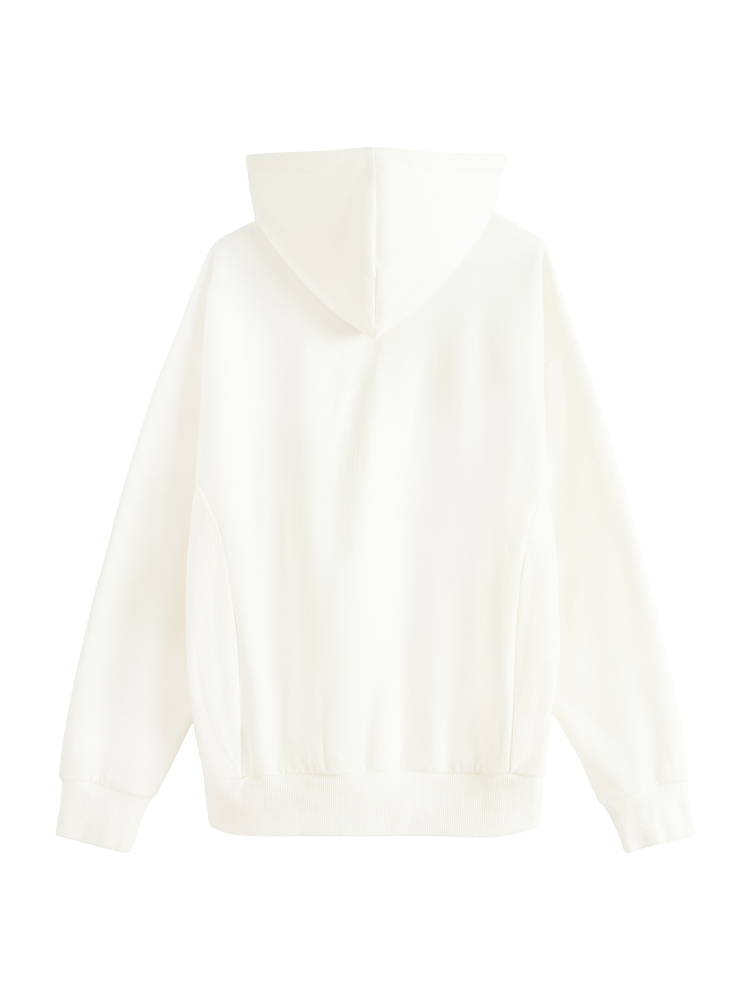 NoWear Кофта на молнии в Белый: сзади