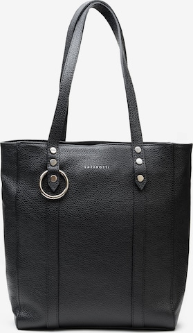 Lazarotti Schultertasche 'Milano' in Schwarz: predná strana