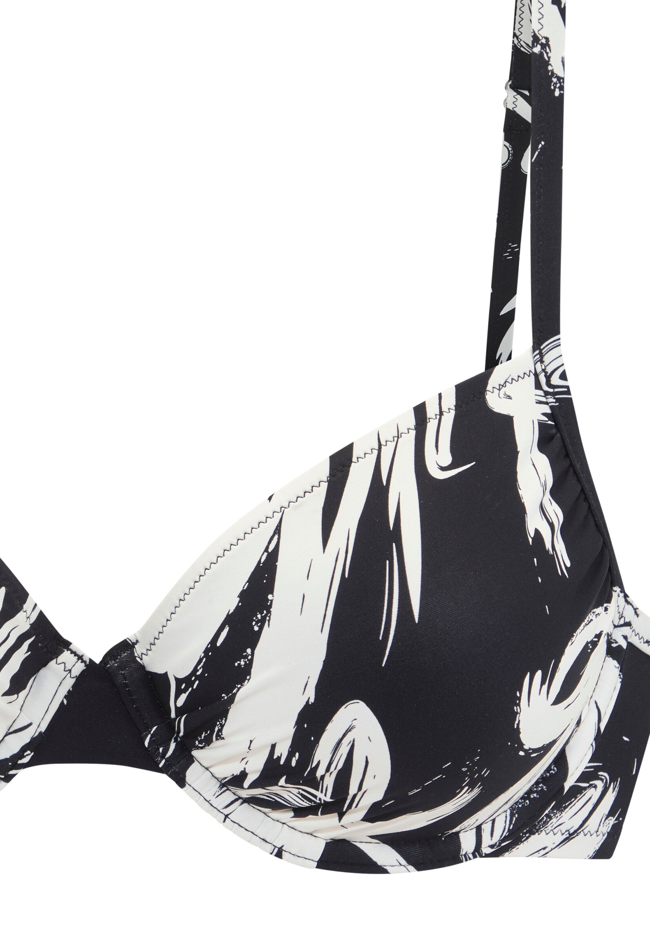 FRENCH CONNECTION - Soutien de tecido Biquíni em preto