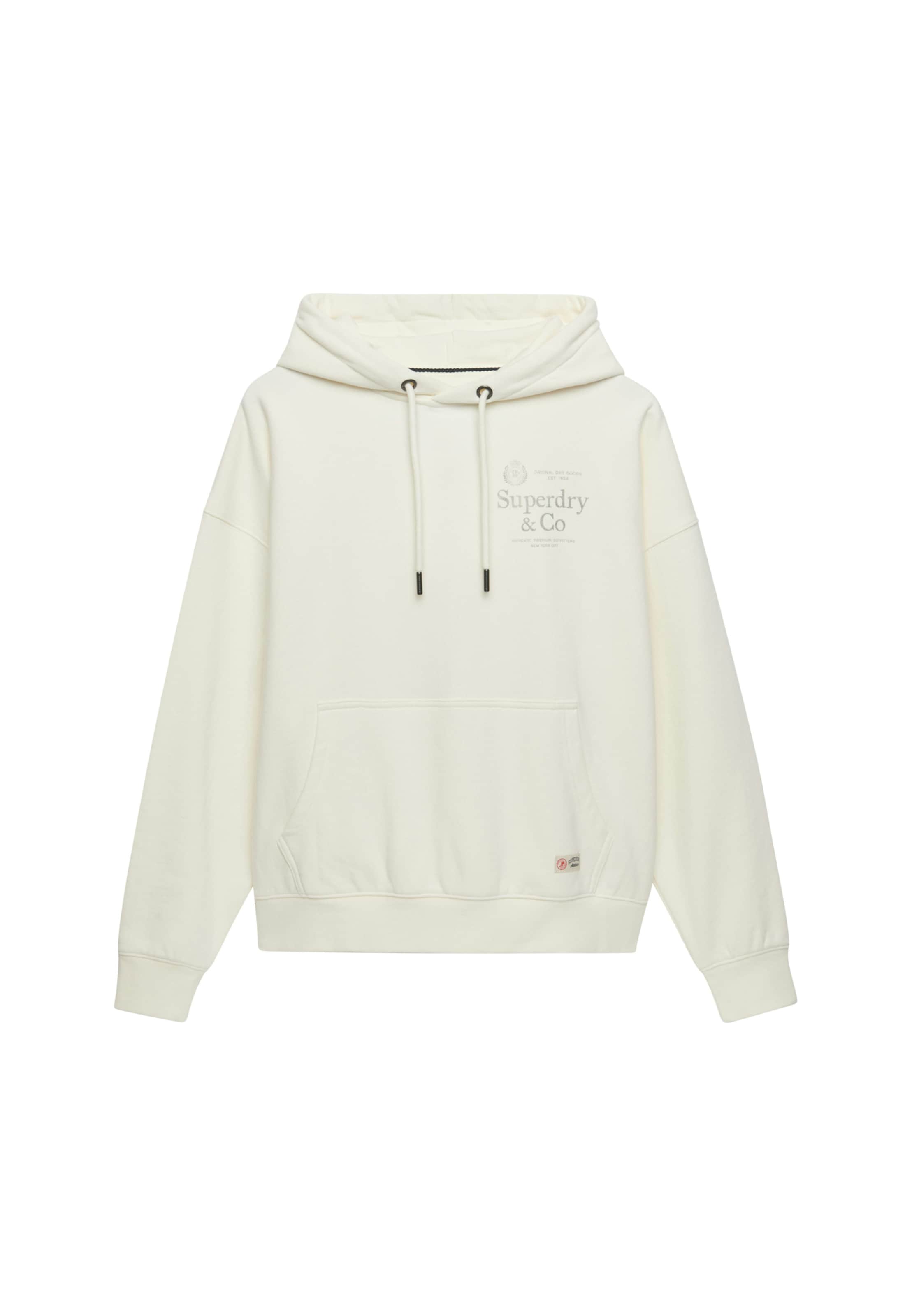 Felpa 'Luxe Casual' di Superdry & Co in beige: frontale