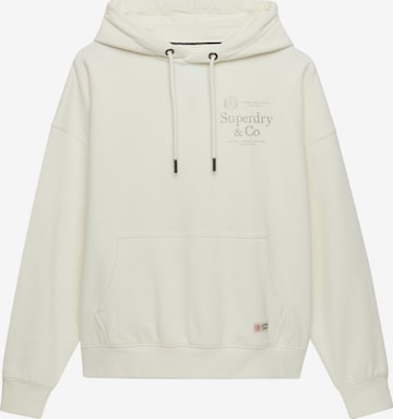 Superdry & Co Sweatshirt 'Luxe Casual' in Beige: voorkant