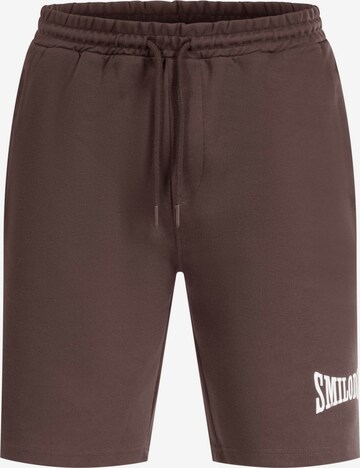 Smilodox Loosefit Broek 'Classic Pro' in Bruin: voorkant