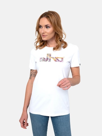 T-shirt 'Lausanne 89' elho en blanc : devant