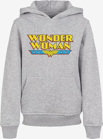 Sweat-shirt 'DC Comics Superhelden Wonder Woman' F4NT4STIC en gris : devant