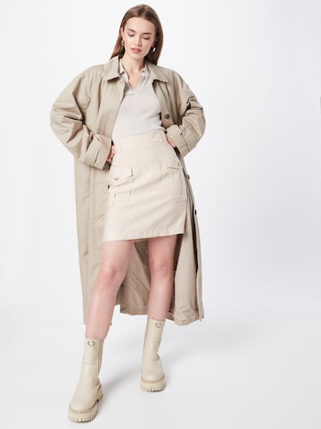 NAF NAF Skirt 'EDONNE' in Beige