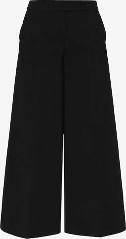 TATUUM Wide Leg Housut värissä musta: etupuoli