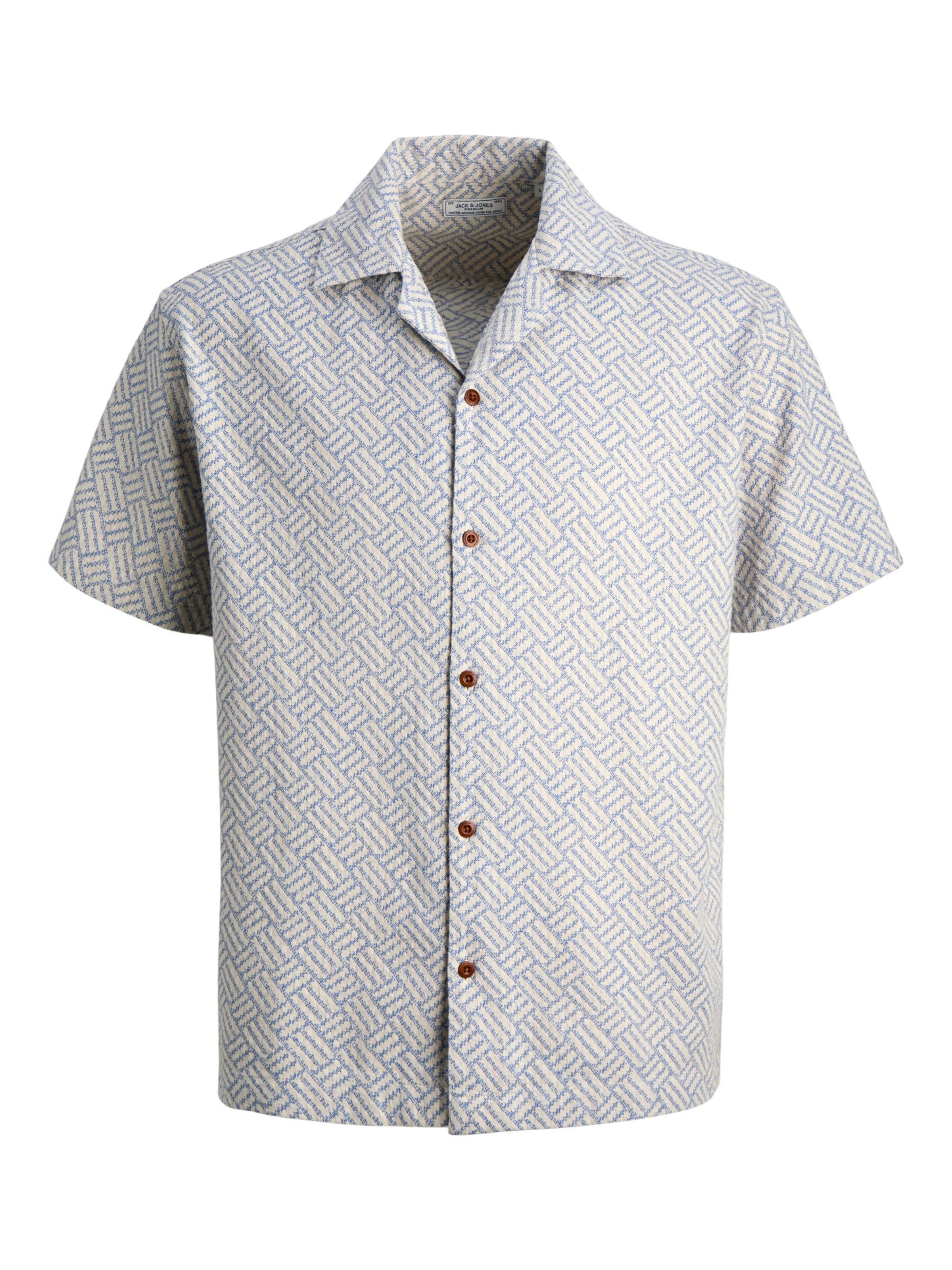 Camicia di JACK & JONES in beige: frontale