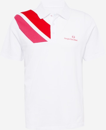 Sergio Tacchini - Camiseta funcional 'ORTICA' en blanco: frente