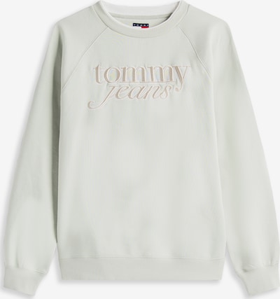 Tommy Jeans Sweater majica u tamno bež / pastelno zelena / bijela, Pregled proizvoda