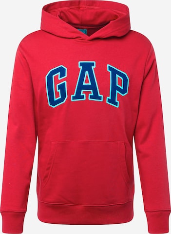 GAP Regular Fit Sweatshirt i rød: forside