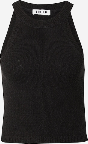 EDITED Top 'Yandra' in Schwarz: Vorderseite