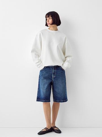 Bershka Sweatshirt i vit