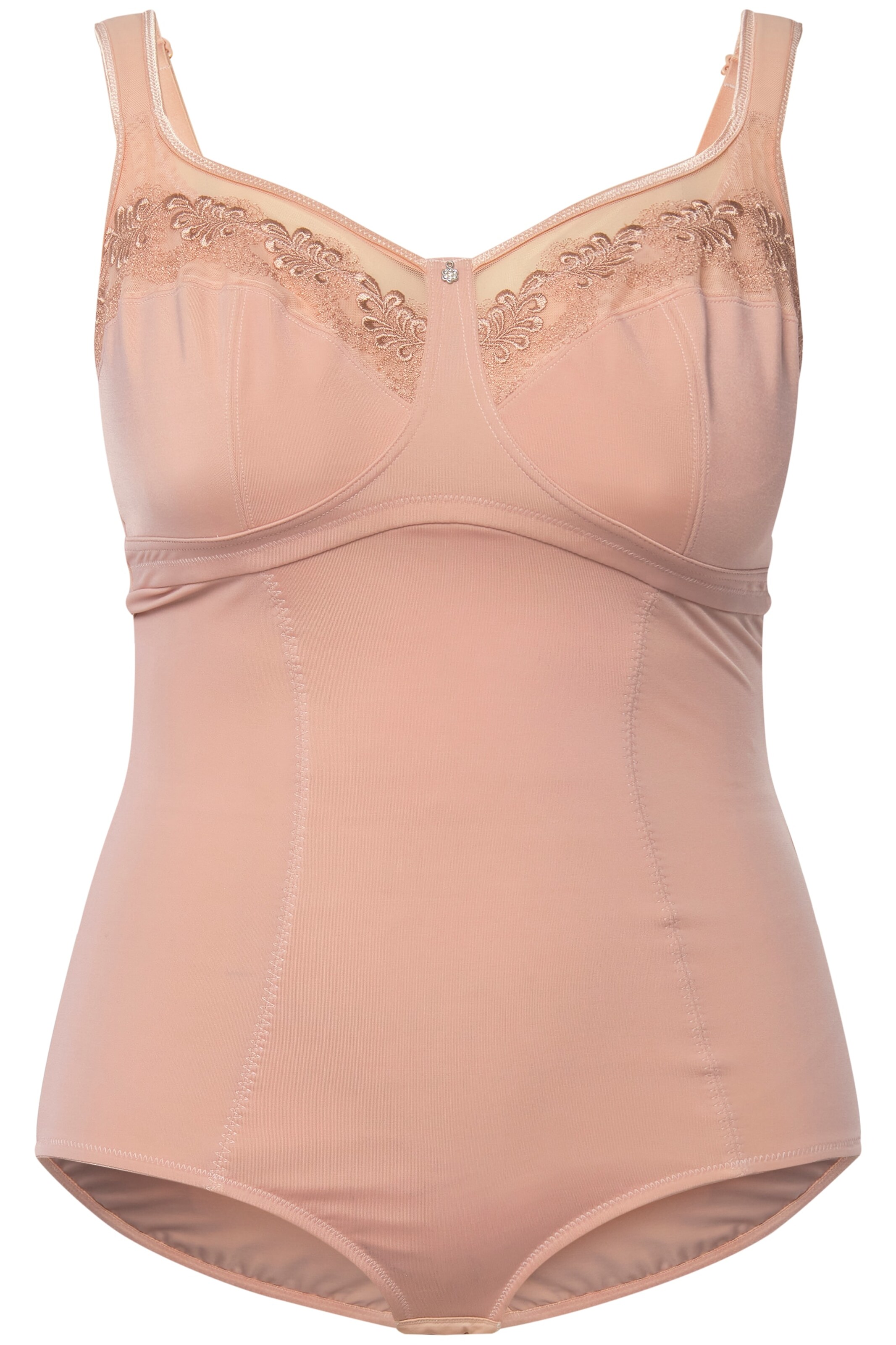 Ulla Popken Body in Beige: Vorderseite