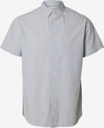 Coupe regular Chemise SELECTED en blanc : devant