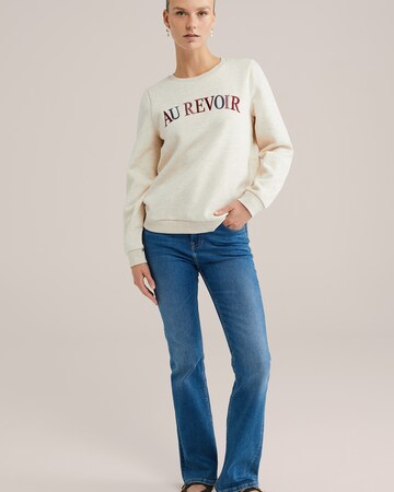 WE Fashion Mikina – béžová