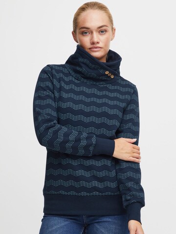 Oxmo Sweatshirt ' VERNITA ' in Blue: front