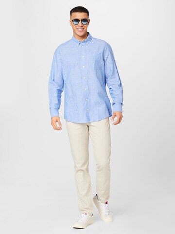 FQ1924 Regular Fit Skjorte 'Steven' i blå