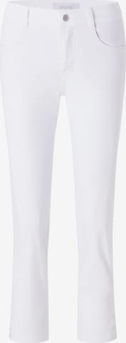 Angels Slimfit Jeans 'CICI' in Wit: voorkant